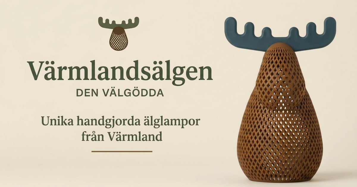 Värmlandsälgen – handgjorda älglampor från Värmland